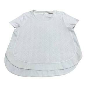 NEW ANDE women's ribbed hem pajama top in space dye